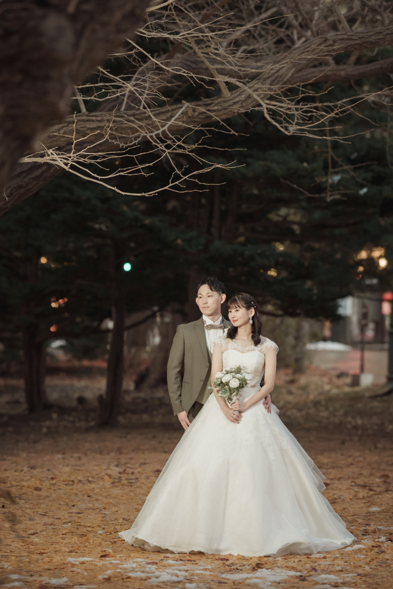 【和装&洋装2点赤レンガイルミネーション】歩いて行ける道庁公園と洋館(アルバム10P&色補正・美肌レタッチ済データ220カット)