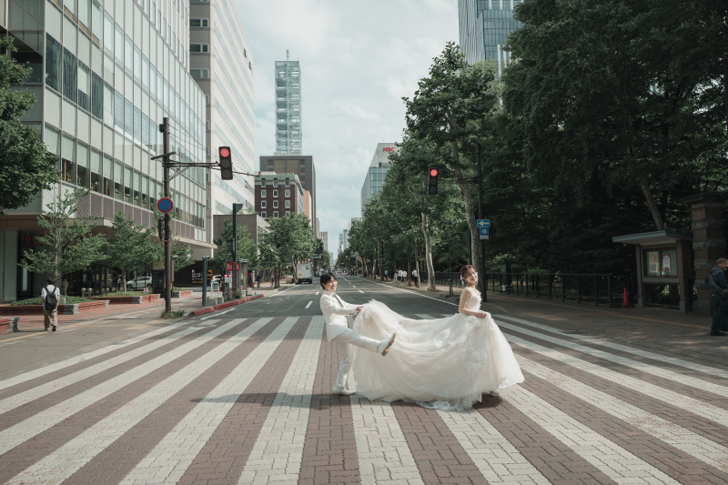 【洋装１点赤レンガテラス前ロケーション＆アカプラスタジオ】楽しむ、データ全渡し（色補正・美肌レタッチ済データ60カット）