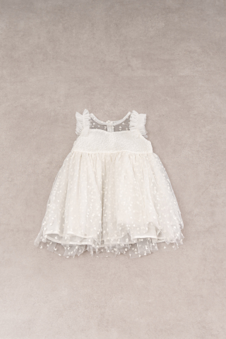 キッズ衣裳_14_ホワイトドレスチュール♡