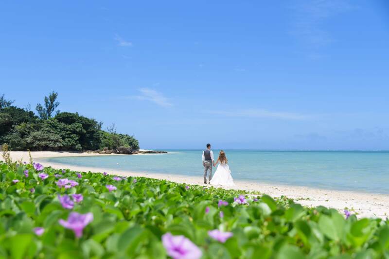 沖縄の海を眺めて・・・