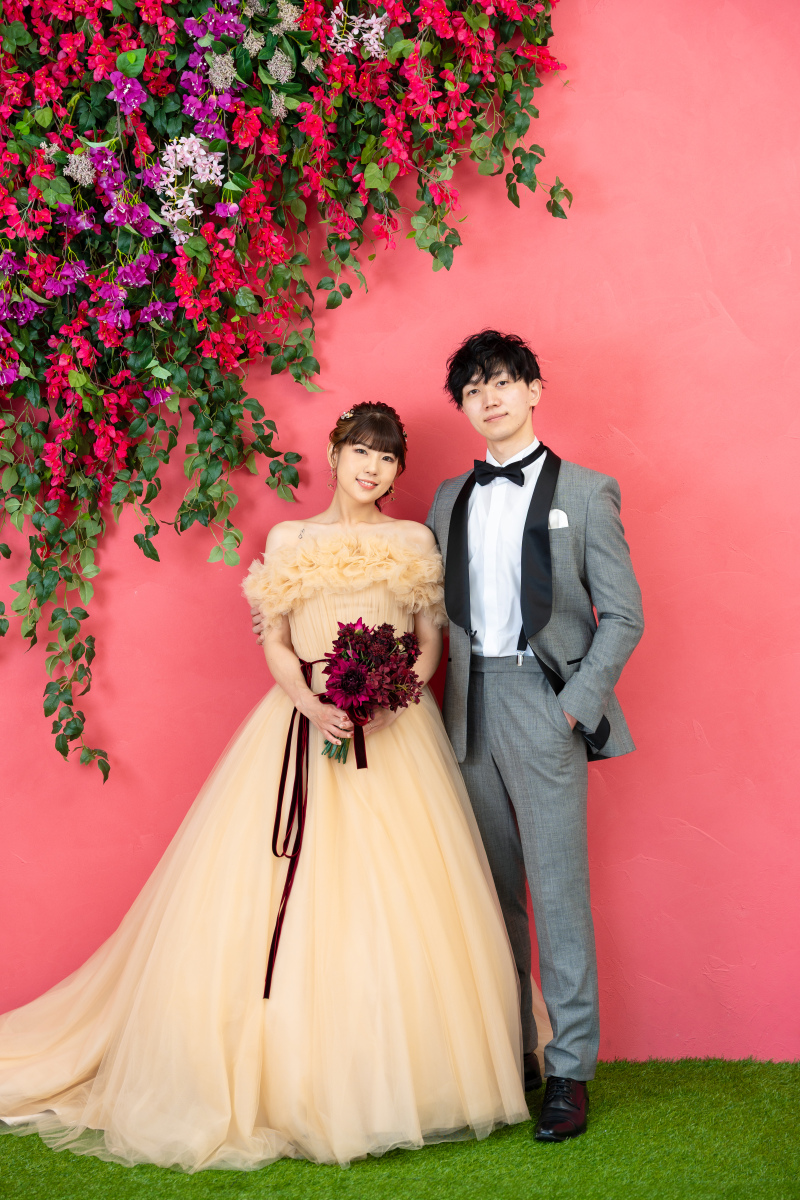 ベージュドレス♡