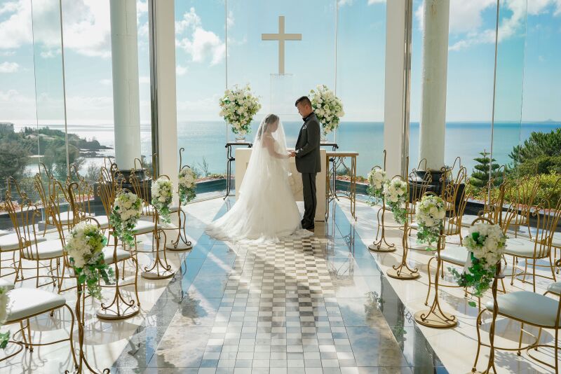 チャペル+ビーチでムービーも♥