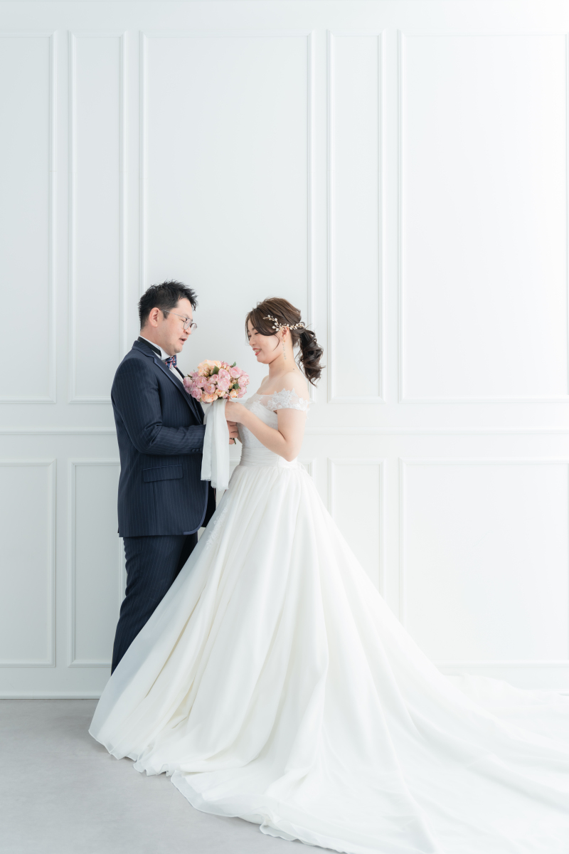 ふたりでブーケを