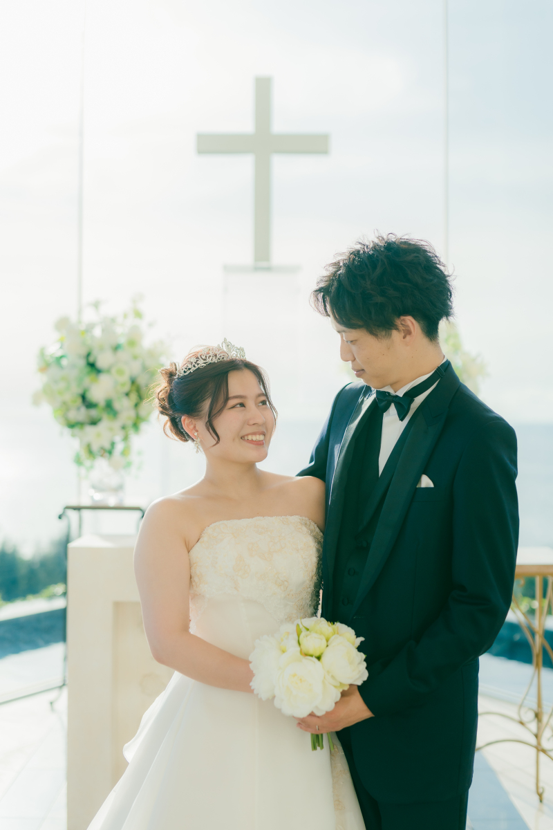 見つめ合うショット♡