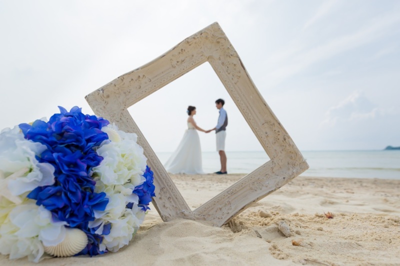 遠近法で額縁を使って