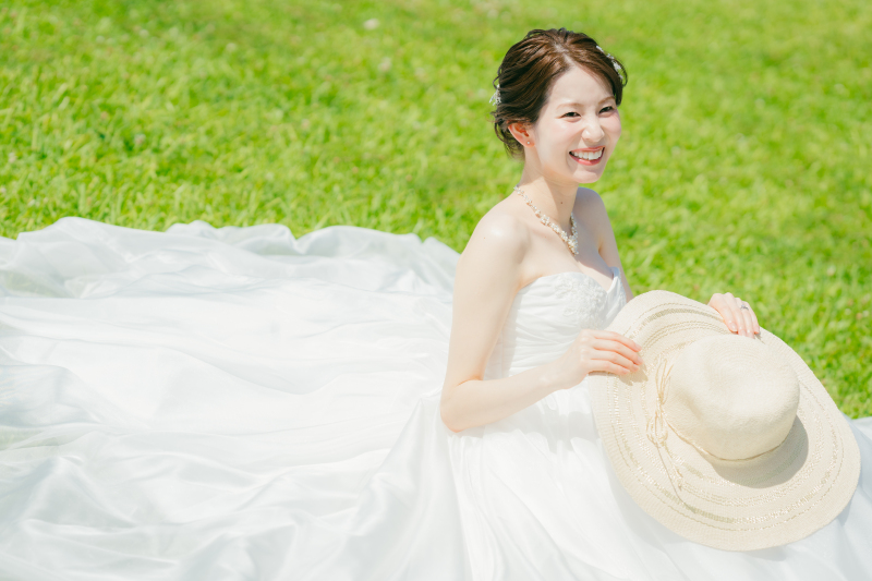 新婦様のソロ写真♡