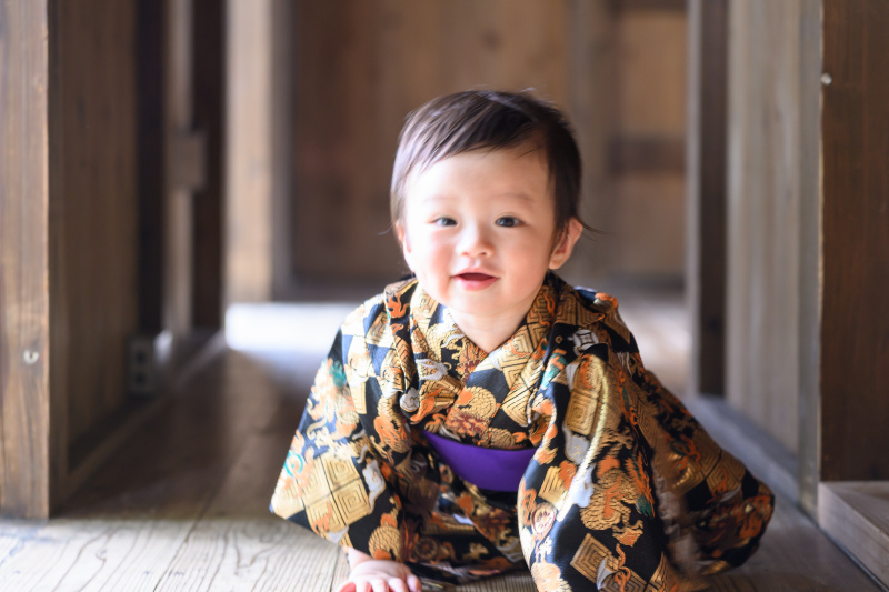 小さな天使の琉球衣装姿