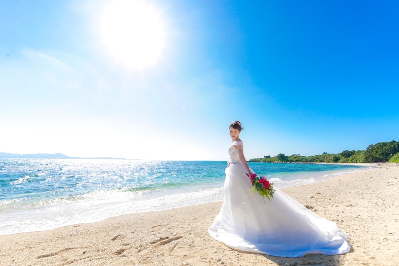 抜けるような青さにうっとり