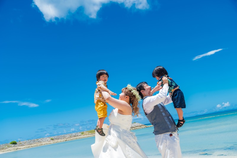 青空に向かって！