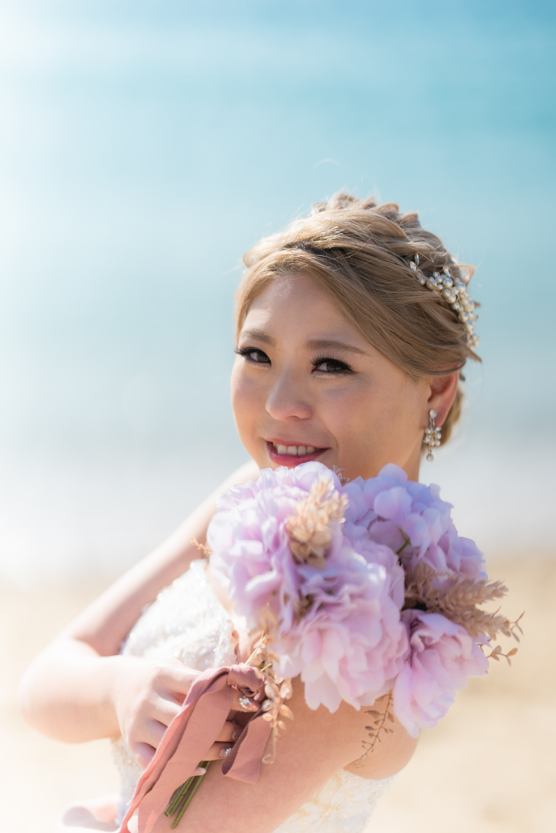 ブーケを添えて