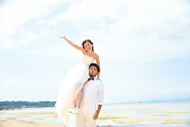 新婦様をひょいっと♪