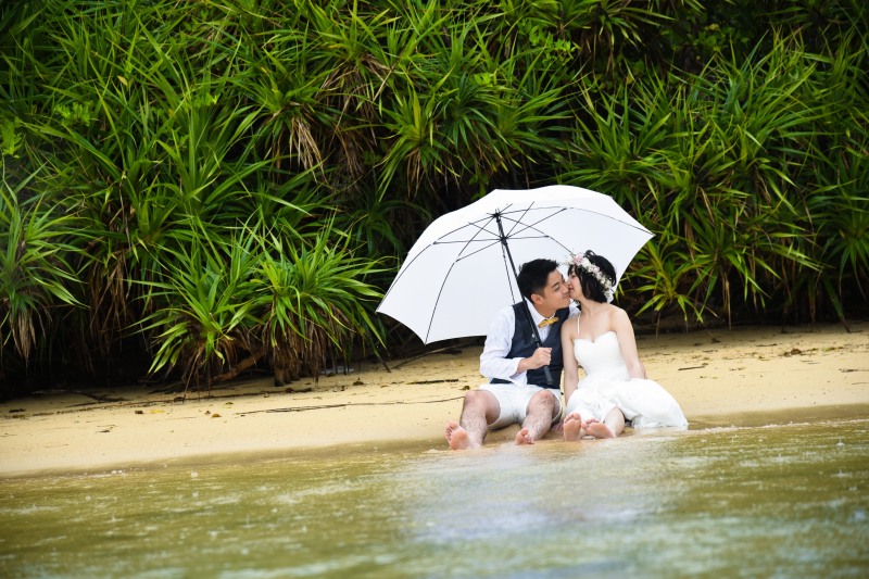 祝福のシャワー♪