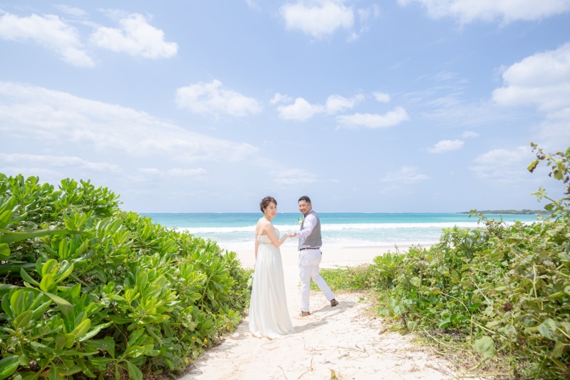 白い道の向こう側に