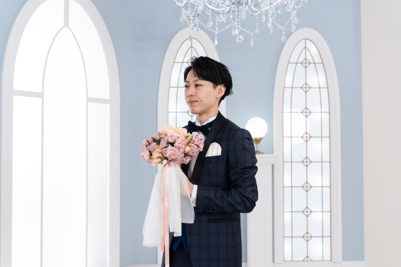 ドキドキ&hellip;花嫁を待つ、緊張の瞬間。