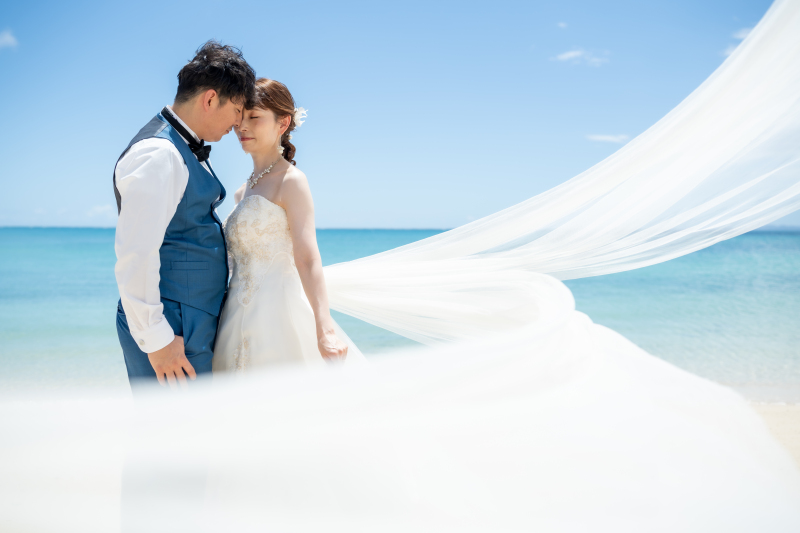 ベールがふわっと舞う神ショット