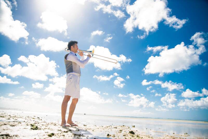 大自然の中で♪