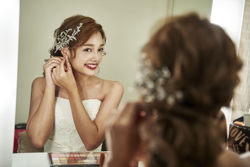 憧れのお支度ショット