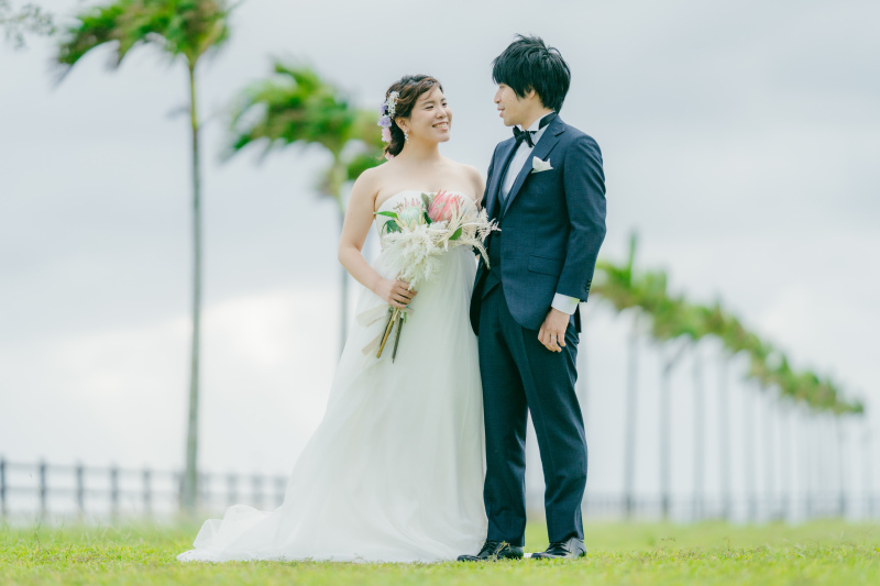 ヤシの木ロードで♡