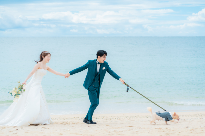 ビーチをダッシュ!待て待てー♪と家族で歩む未来へ
