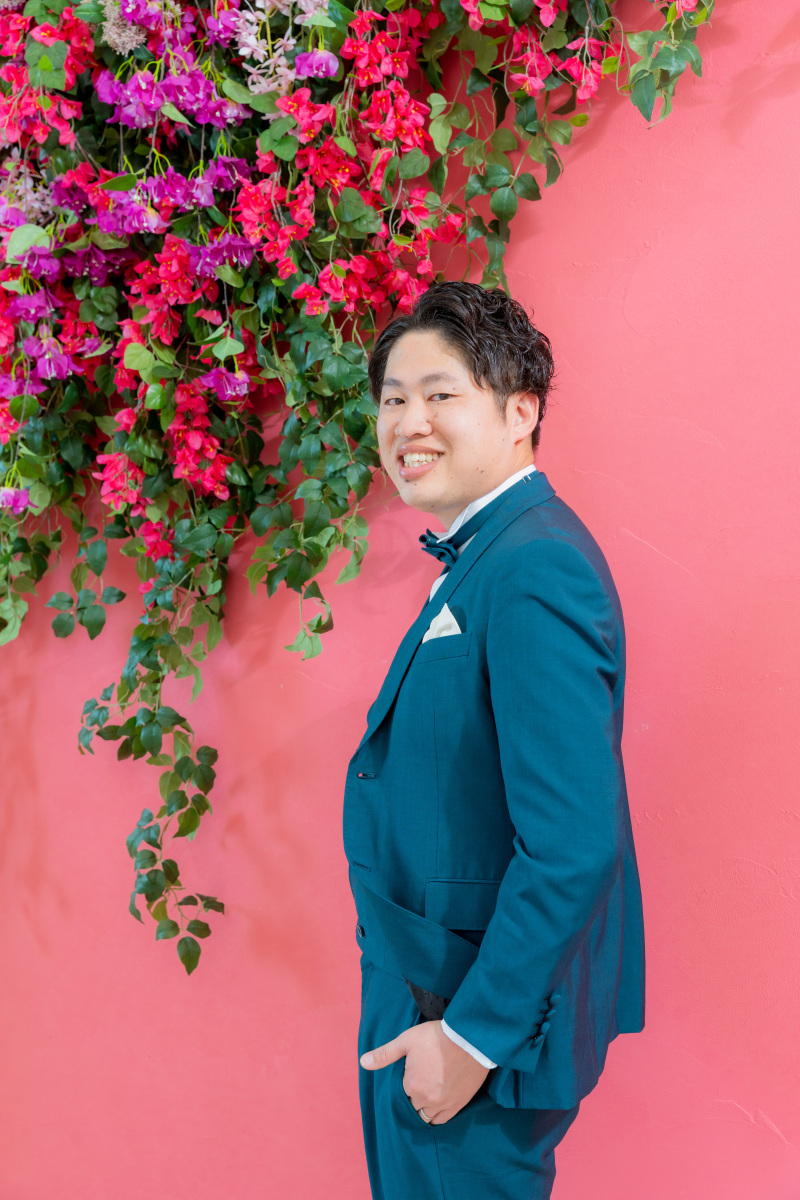 ご新郎様ソロショットも!