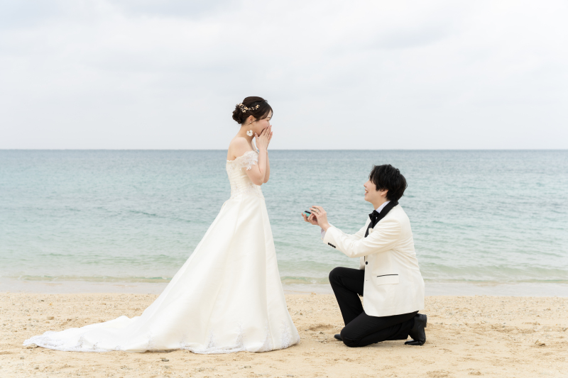 まるで映画のワンシーン！プロポーズショット♡