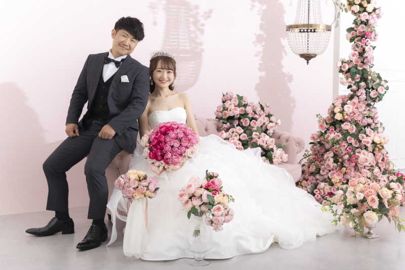 角度を変えたツーショット