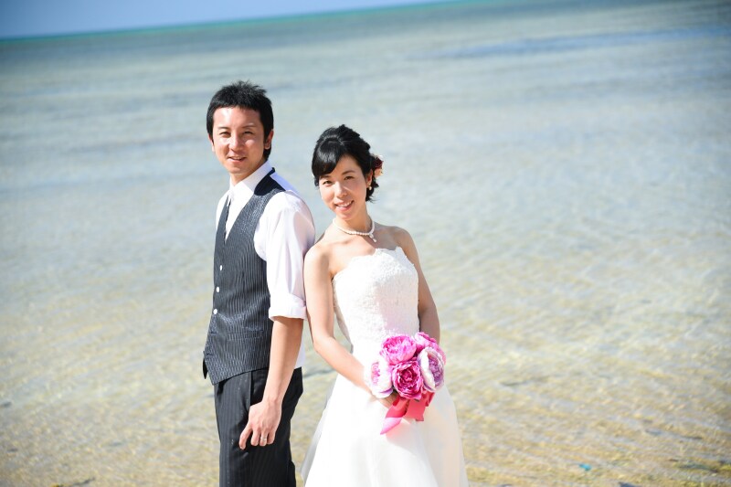 この透き通る海♪