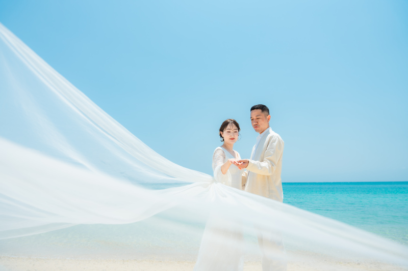 風になびくヴェールと共に・・・