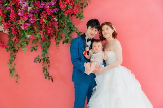 家族3人でファミリーフォト♥