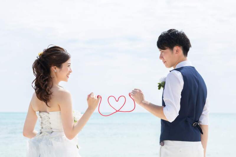 結ばれた赤い糸