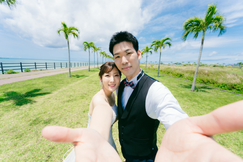 ヤシの木ロード！