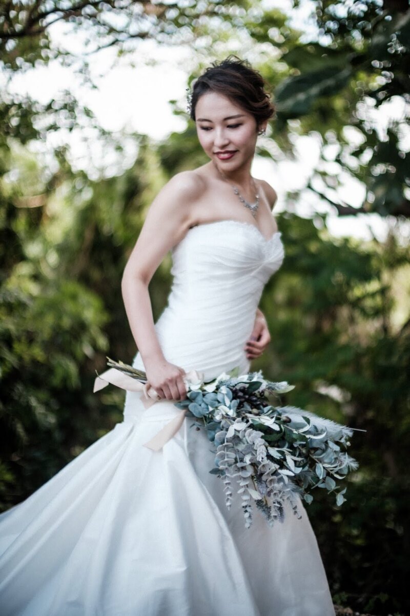 美しいマーメイドドレス