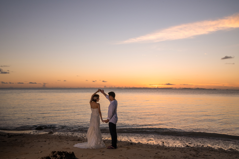 美しいサンセットと共に・・・