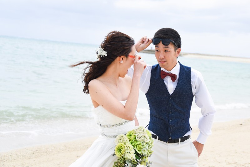 お二人らしいおちゃめな表情で☆