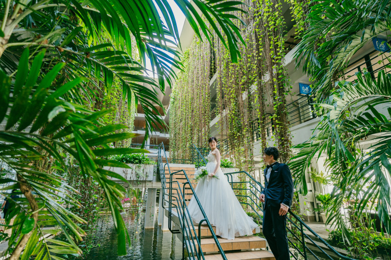 撮影スポットたくさん！ムーンビーチチャペル