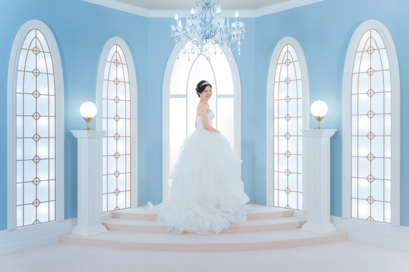 振り向きショットはまるでプリンセス