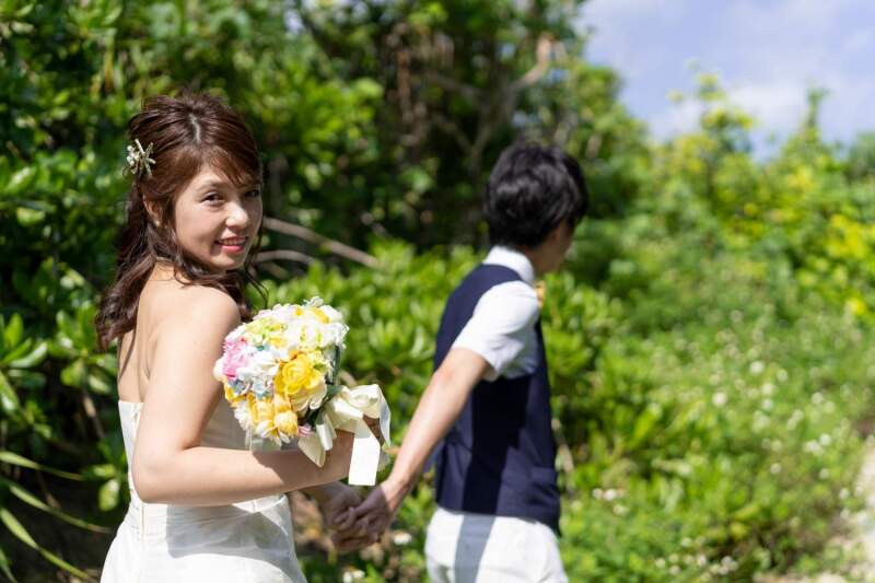 新郎様のエスコート