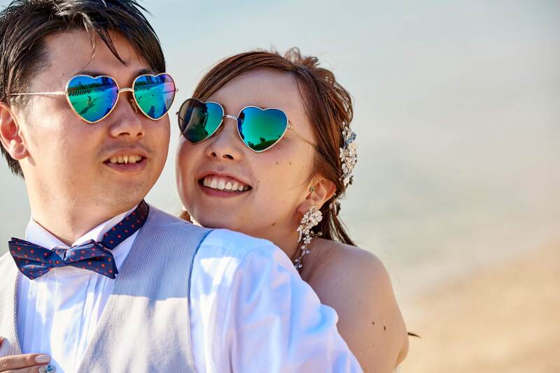 お揃いのハート♡