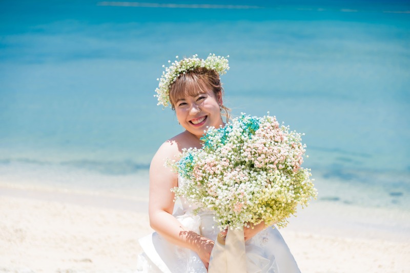 たっぷりのお花と