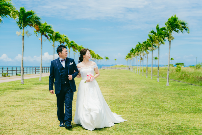 ヤシの木ロードで♡