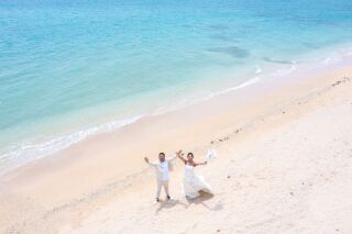 ビーチ＆ドローン♪