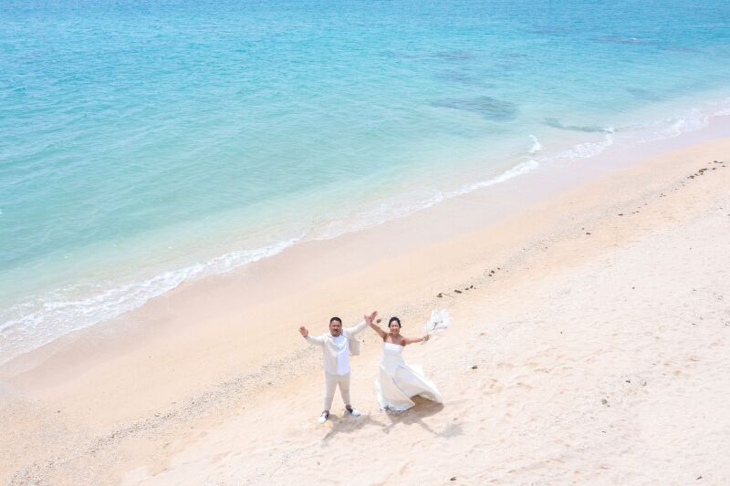 ビーチ＆ドローン♪