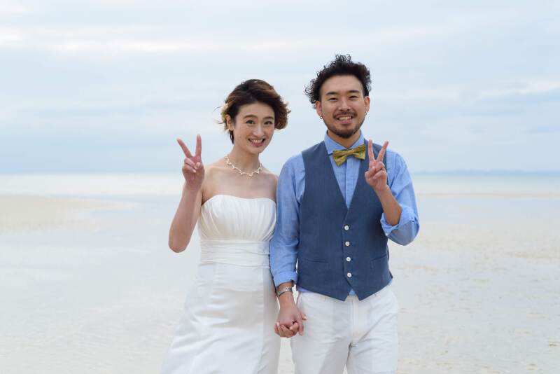 最後はピース！