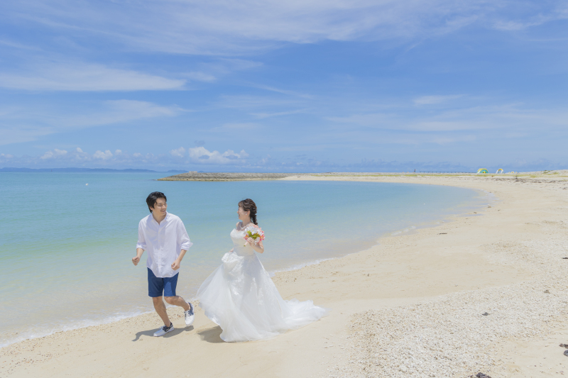 広い海で・・・♡