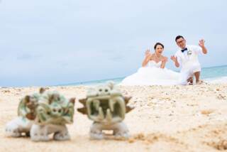 沖縄の守り神と♪