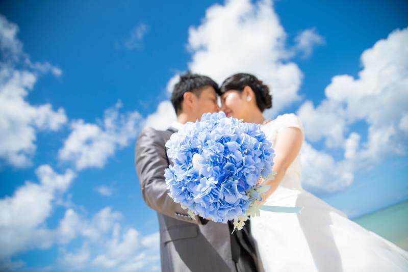 ブーケもブルー！