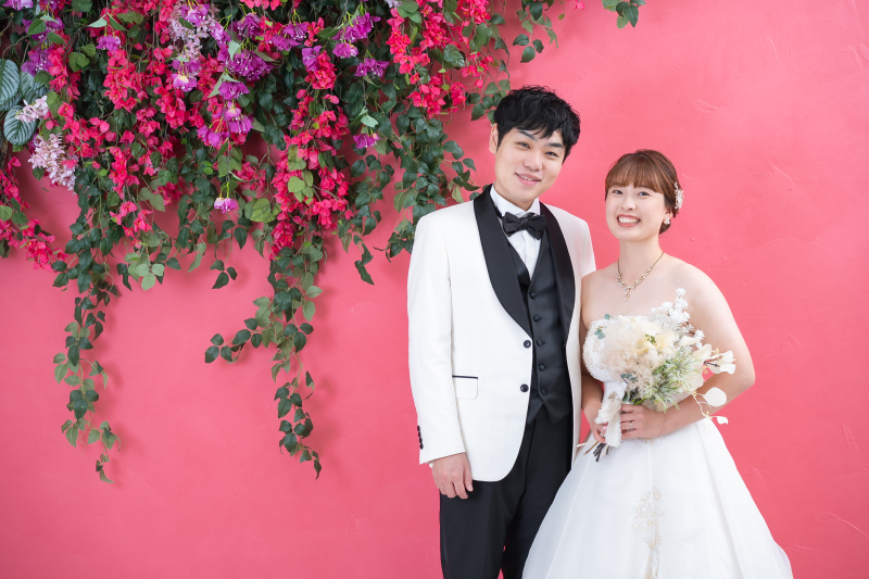 ブーゲンビリアのスタジオフォトで華やかに