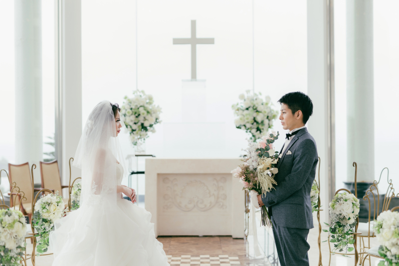 向かい合うお二人