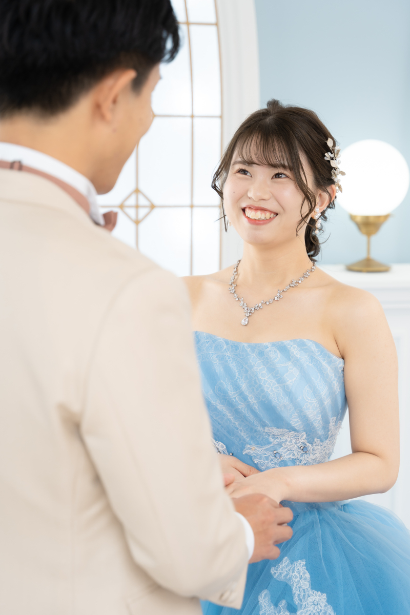 瞳に映る幸せの輝き。新婦様の溢れんばかりの笑顔♡