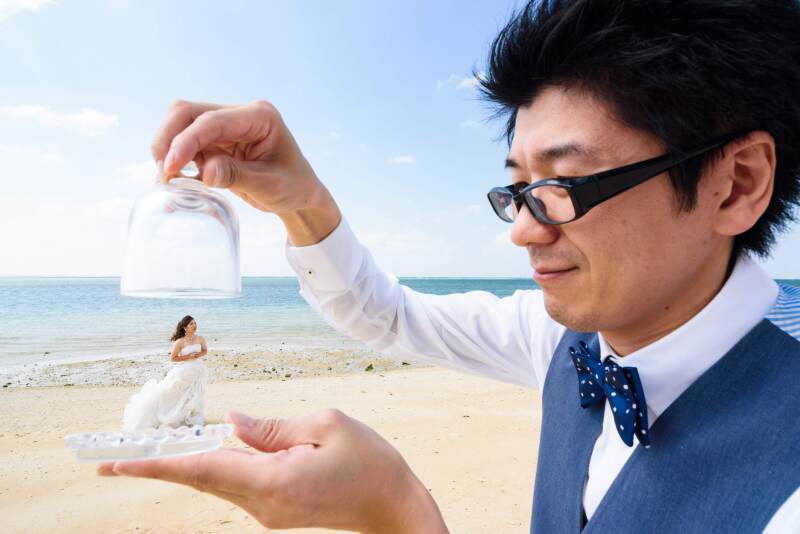 小さな新婦様発見！